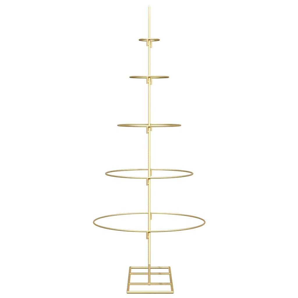 Metal Christmas Tree Gold 125 cm Powder Coated Steel