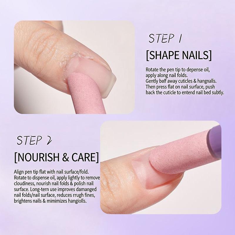 Anti-Barb Nail Cuticle Oil Moisturizing Nourishing Nail Cuticle Remover Pen Brighten Nail Care Pen