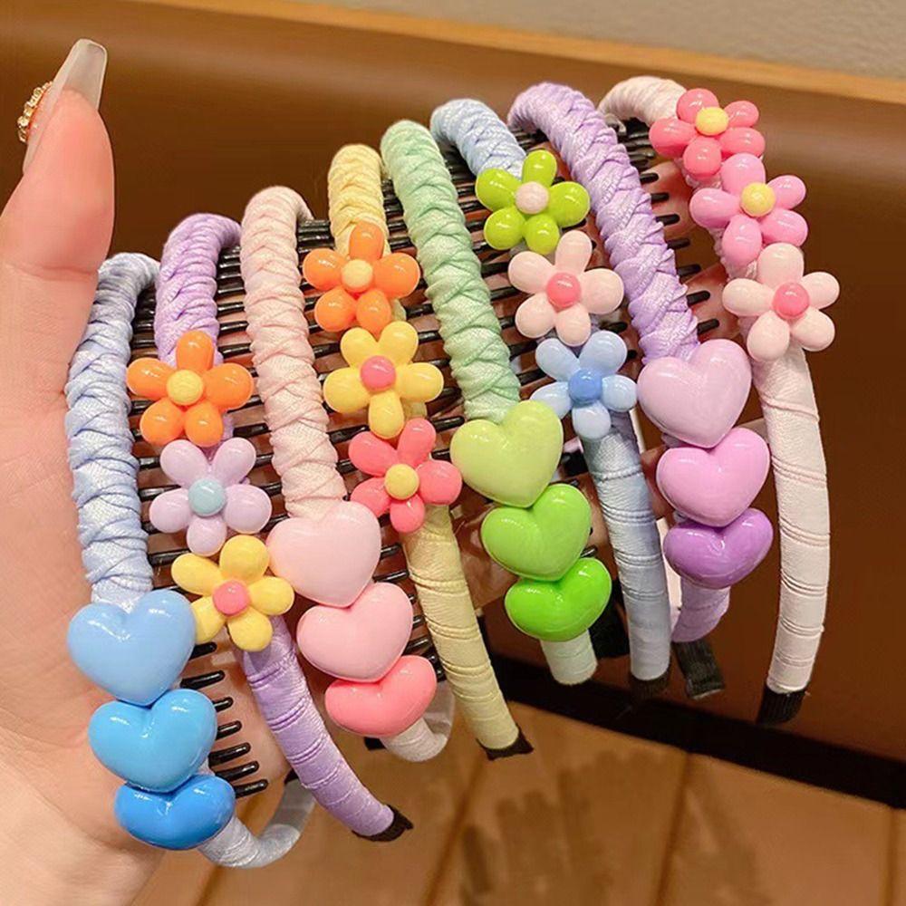 Korean Children Teethed Hair Hoop Flower  Hair Accessories   Gift