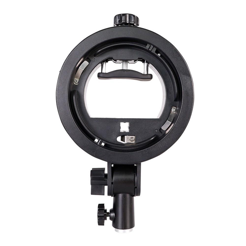 Round Short Handle S Chuck Flashlight Stand with Baorong Exquisite Mouth Base S Bracket