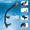 Semi-Dry Top Front Snorkel Silicone Mouthpiece Snorkeling Snorkel Swimming Snorkel  Adult Youth Kid