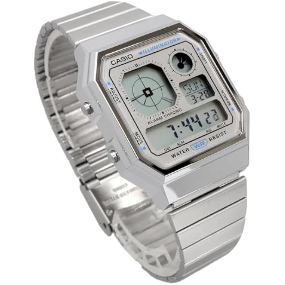 Casio CASIO Standard Digital Wristwatch with Analog Display Vintage Series A130WE-7A Unisex Sil...