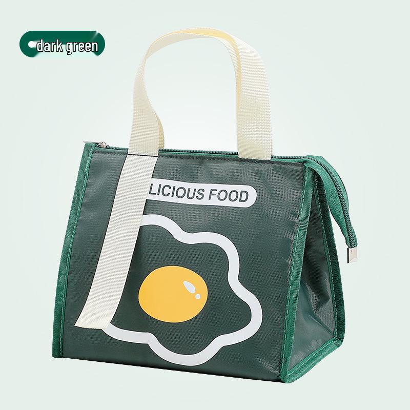 Waterproof Oxford Cloth Thermal Lunch Bag with Aluminum Foil Lining