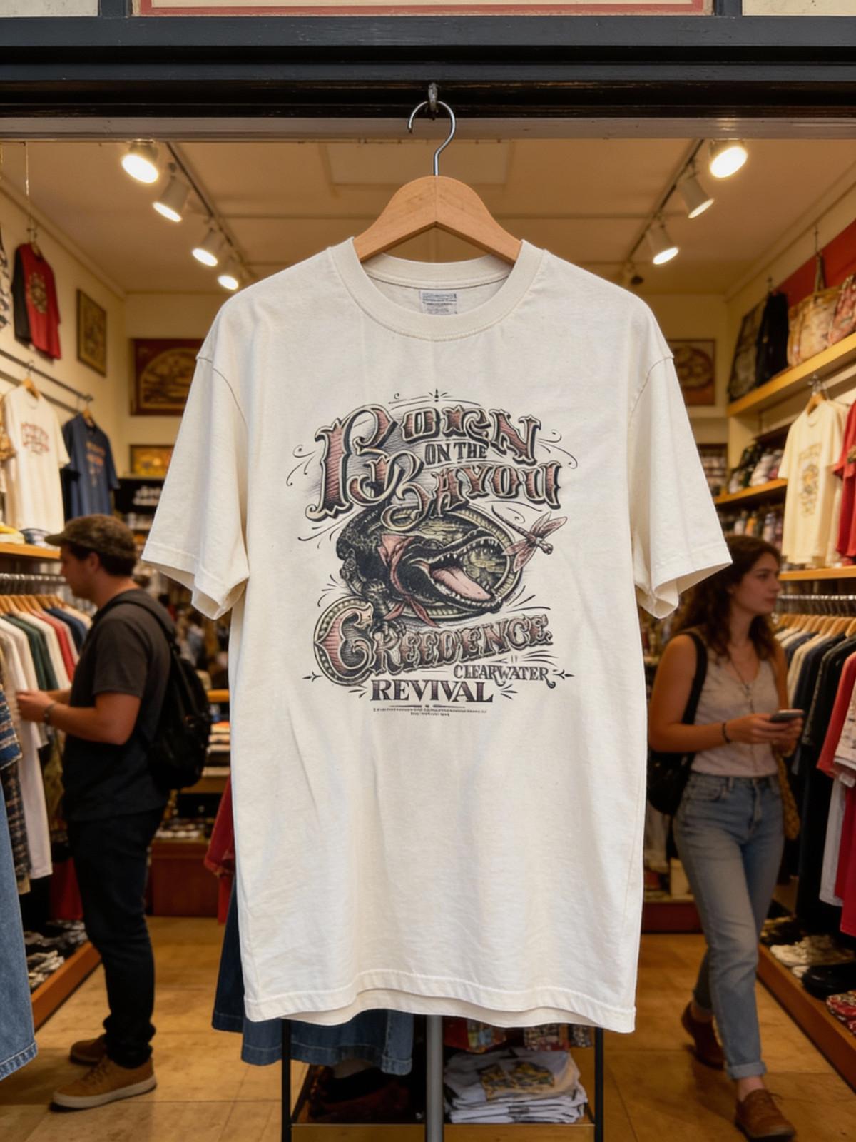 Creedence Clearwater Revival Born On The Bayou Gift For Fans S-5XL XL