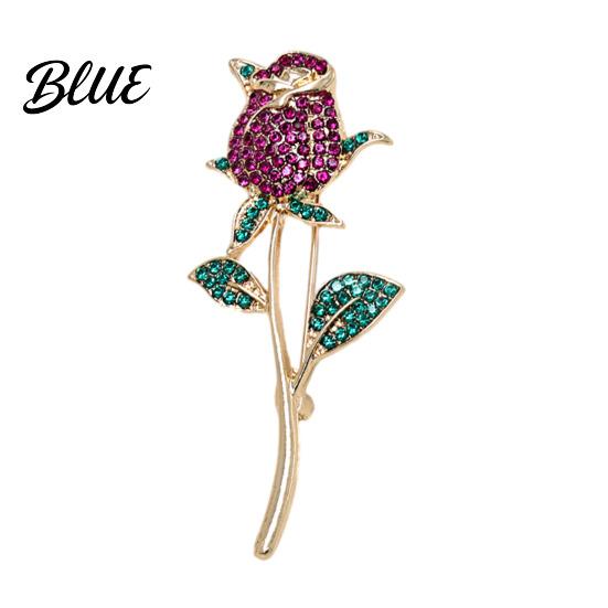 Non-fading Lapel Pin Suit Collar Pin 3D Rose Flower Shape