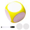 Diy Blank Dice Erasable Foam Dice Game Cube Portable Dry Erase Block Dice Writable Playing Dices Prop Kids Educational Toy