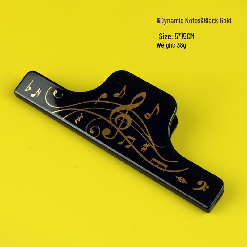 Clear High-Value Piano Note Music Storage Folder