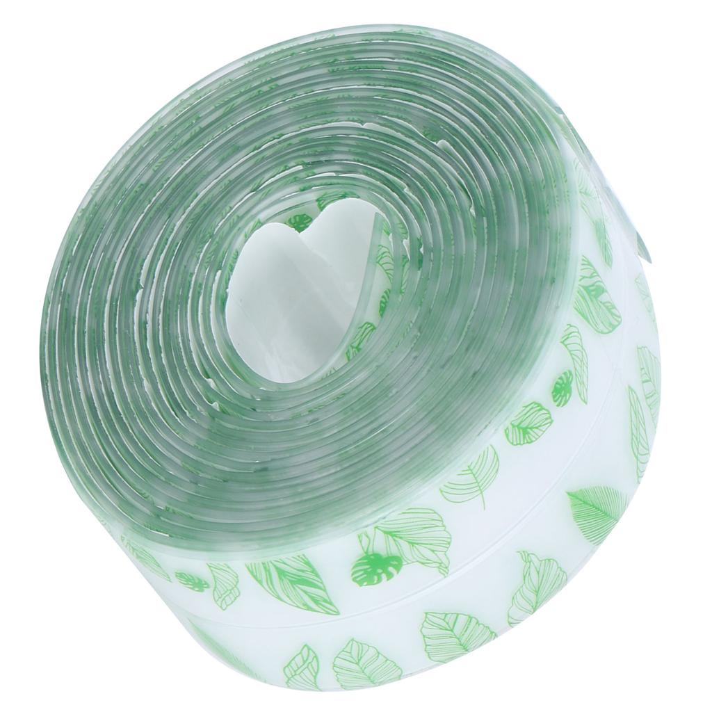 Taśma uszczelniająca do ścian Wodoodporna Samoprzylepna Naklejka Pasek uszczelniający do Łazienki Kuchni 3,2 m(Zielony