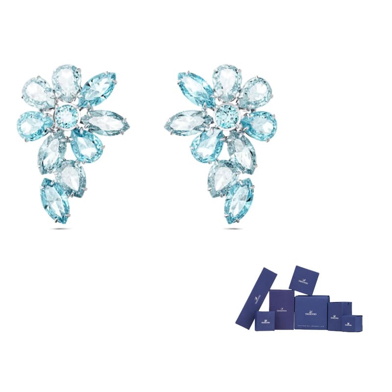 Swarovski Earrings Women`s Blue 5666016 F-Original