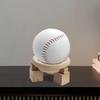 Baseball Display Stand, Stand Tripod Holder, Small Ball Wooden