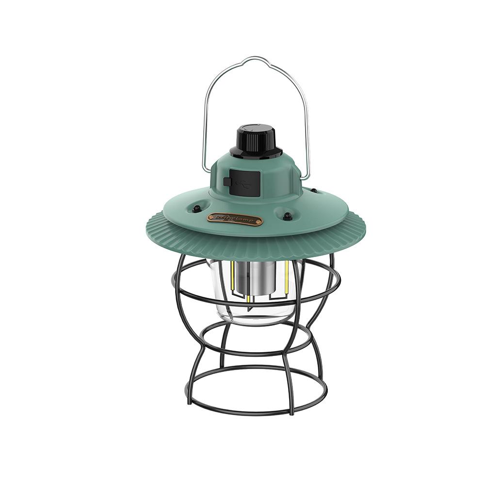 Outdoor retro camping light LED camping light atmosphere light tent horse lantern camping rechargeable camp light portable hanging light