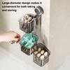 Wall Mounted Kitchen Organizer Suction Cup Produce Holder Removable Rotating Storage Baskets for Kitchen Fruits Vegetables And Bathroom