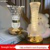 Nordic Crystal Table Lamp: Elegant Indoor Night Light for Bedroom Ambiance.
