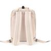 Spacious, Beige Urban Backpack with a Laptop Compartment - Himawari