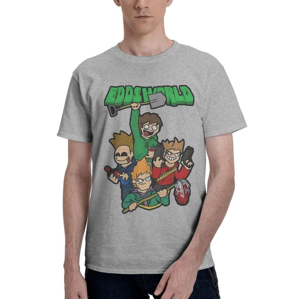 Anime Eddsworld TV Series 100 Cotton Casual Breathable Confortable Vintage New Gifts And TShirts Funny Shirt