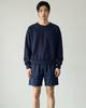 DEVERRMAN Cotton Short Pocket Sweatshirt (Navy)