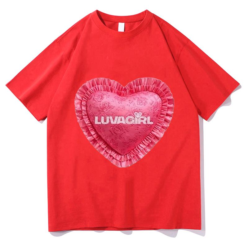 Coco Jones LUVAGIRL TShirt Tour Short Sleeve Merch Tee Women Unisex Crewneck Fashion T-shirt Unisex  Aesthetic Tops Streetwear Tops S