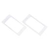 2Pcs Metal Humbucker Pickup Frame Mounting Rings Replacement Parts for Electric Guitars