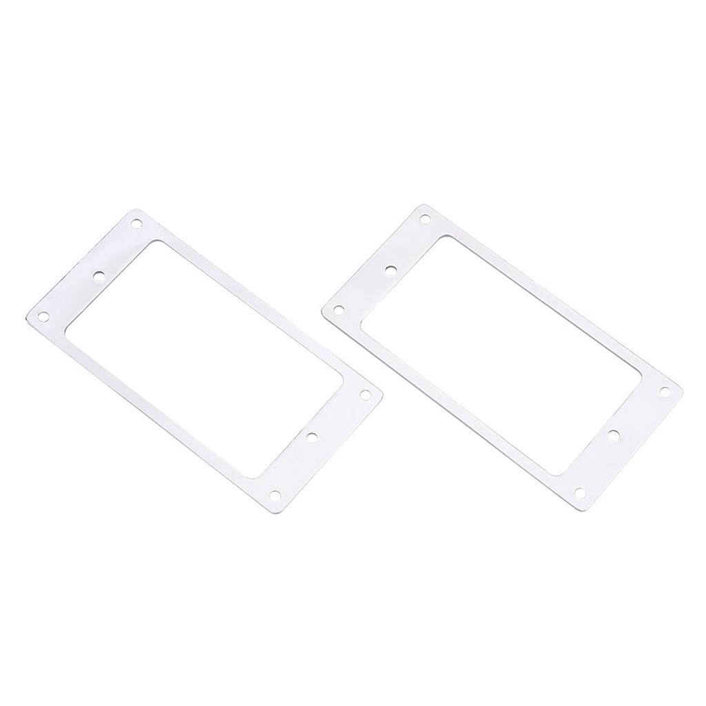 2Pcs Metal Humbucker Pickup Frame Mounting Rings Replacement Parts for Electric Guitars