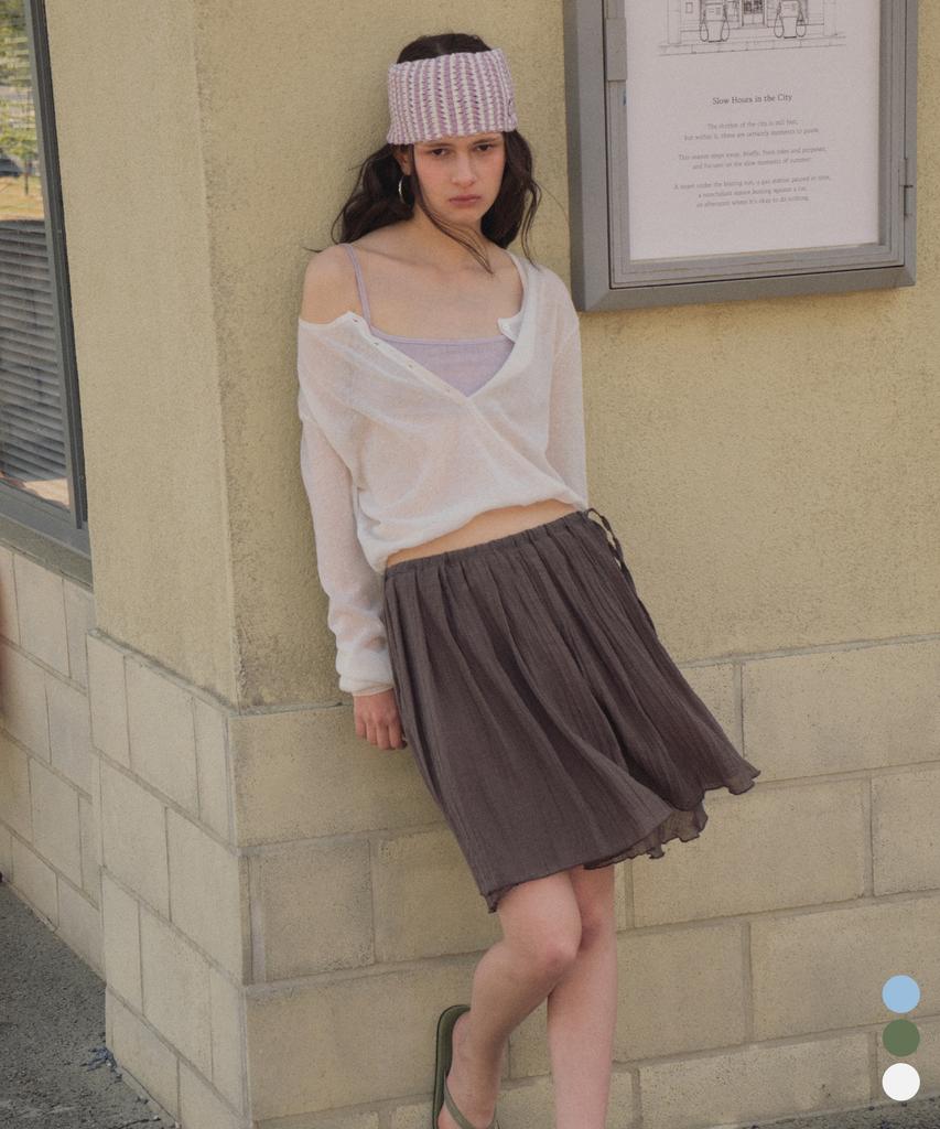 CITTA Essential Henley Neck Knit_Ctk269(3Color)