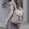 Women's Multifunctional Shoulder Bag PU Large Capacity Travel Backpack