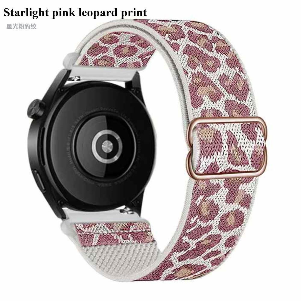 18mm20mm22mm Elastic Nylon Band For Samsung Galaxy Watch 7 6 4 5 40mm 44mm/5 Pro/4 Classic 42mm 46mm 47mm/Active 2/Watch3 41mm Replacement Wristband