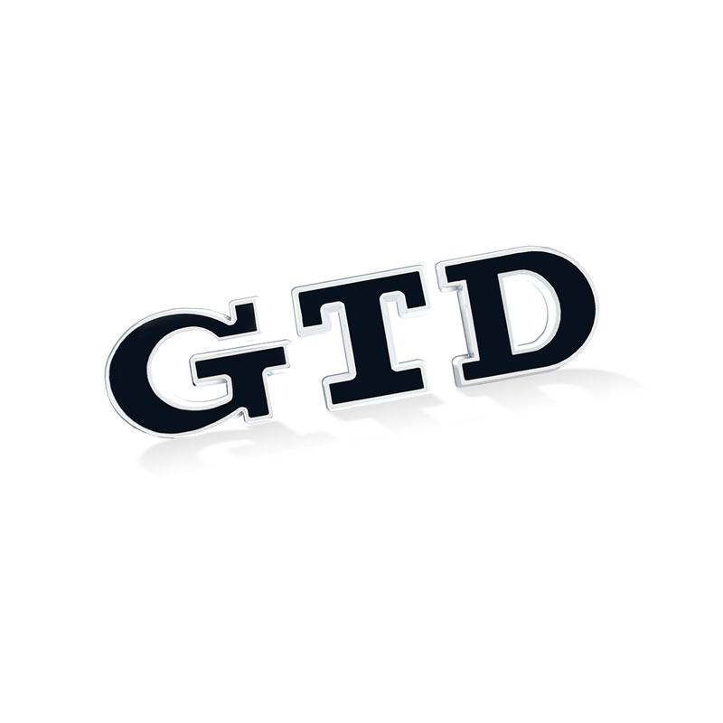 BRZ1 VOLKSWAGEN VW GTI İçin 3D Metal Araba Stickerı GTD Logosu Ön Izgara Rozeti Arka Bagaj Yazıları Amblemi Dekor İçin Golf MK2 MK3 im2