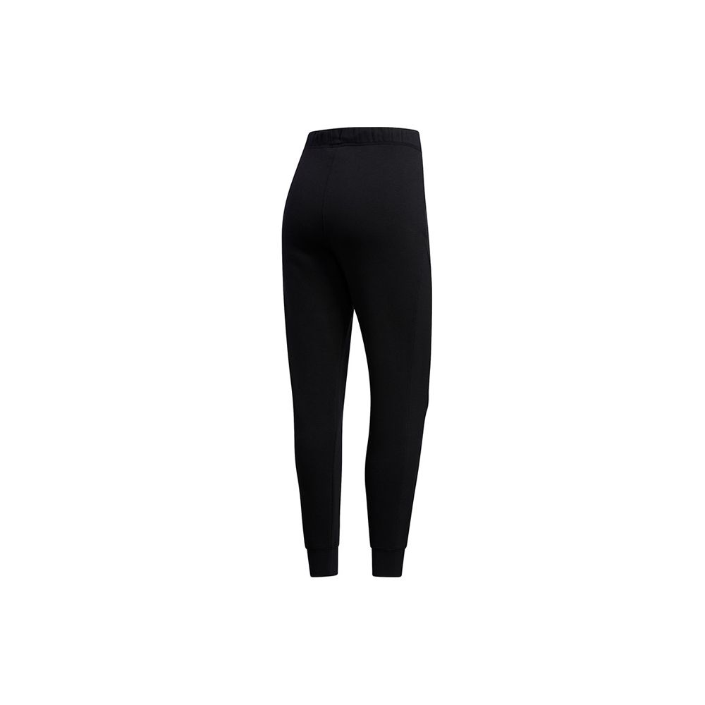 Adidas Neo Womens Fleece Jogger Pants With Logo Women Bottoms Black FP7410