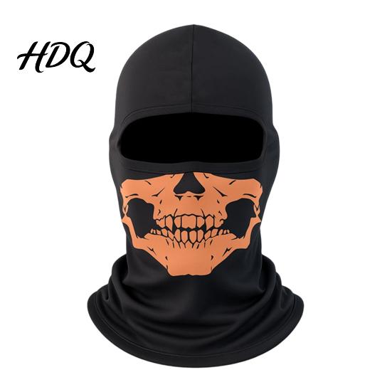 UV Protection Face Cover Skull Neck Gaiter Balaclava Full Mask Breathable Sun Shield Mask Ice Silk Guard for Outdoor Cycling Motorcycle Riding Dust