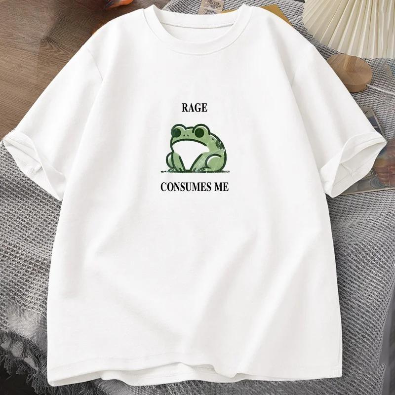 

Rage Consume Me FrogCamiseta Vintage para mujer camiseta Retro para aUnisextes de la naturaleza rana tonta ropa para mujer S