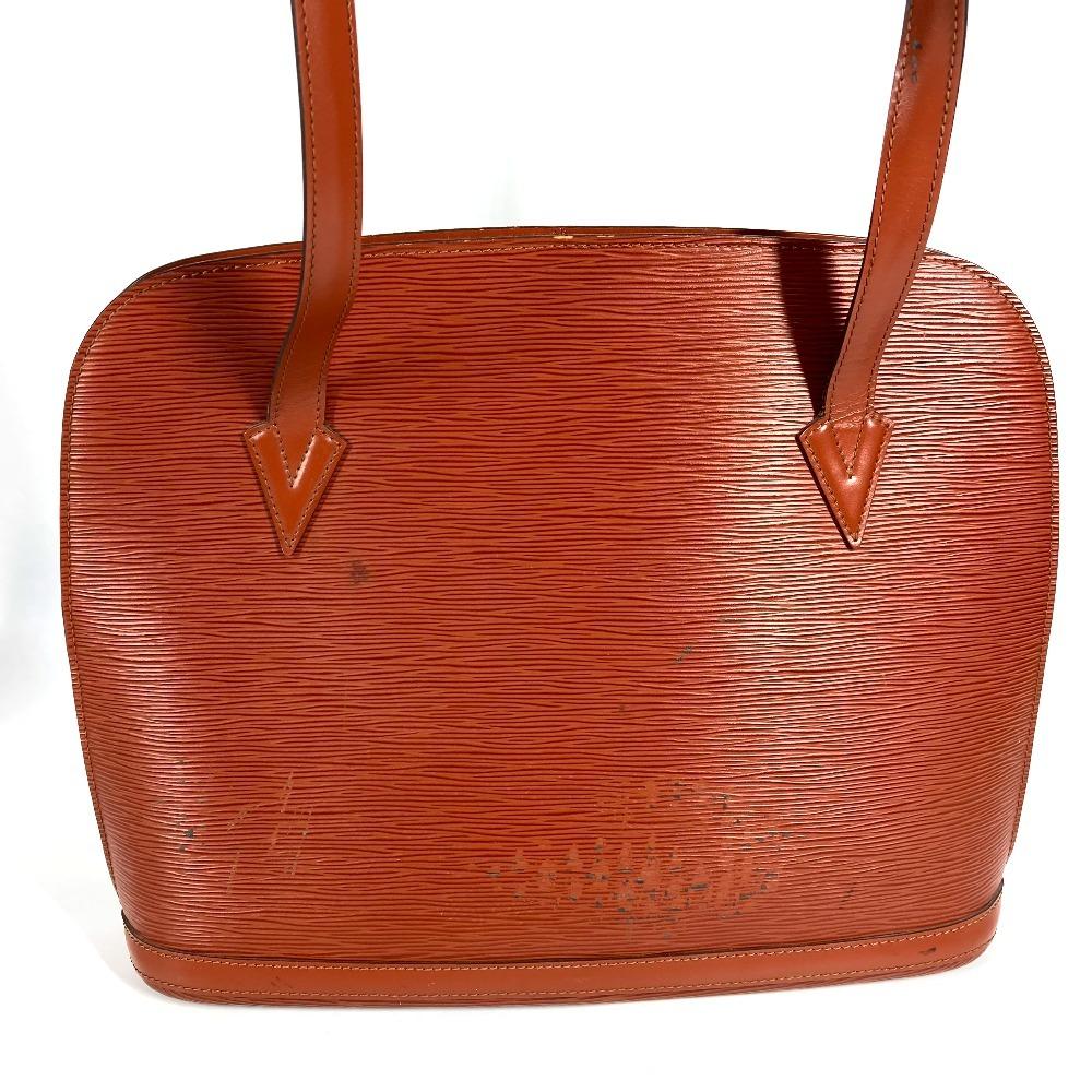 Louis Vuitton M52283 Epi Lussac Bag Tote Bag Shoulder Bag Leather Kenya Brown