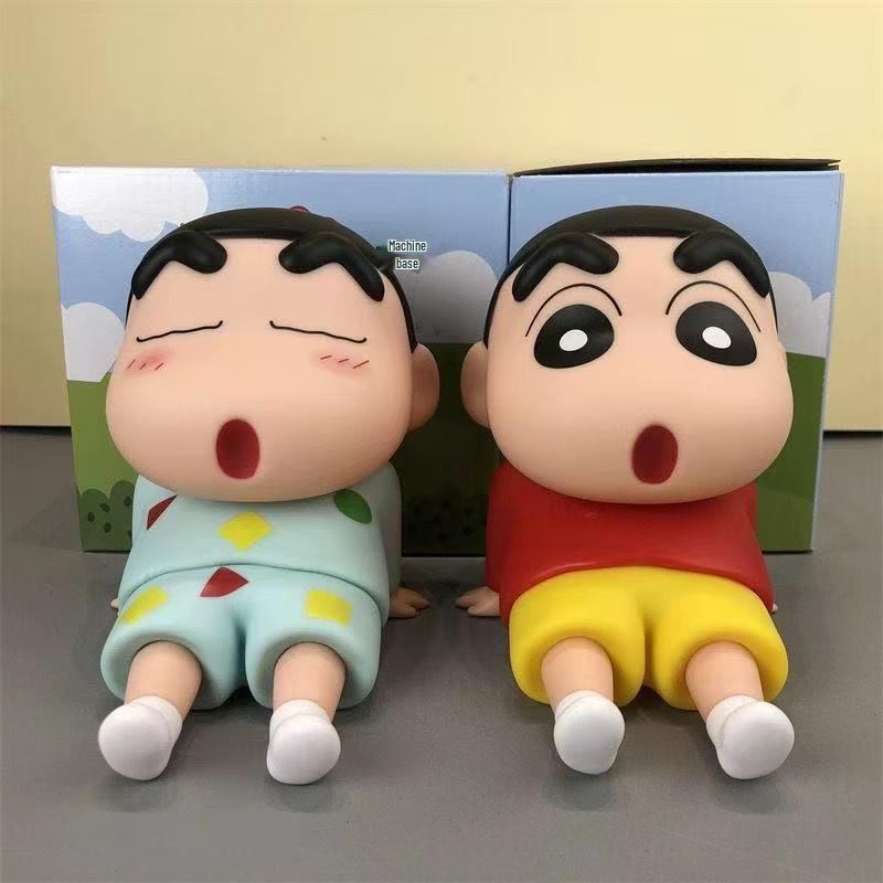 Lazy Person Anime Figurine: Cute Desktop Ornament & Phone Stand