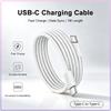 1 Meter Type‑C To Type‑C Braided Cable Stable Power Delivery Durable USB‑C Cord Universal Compatibility For Smartphone Earbuds