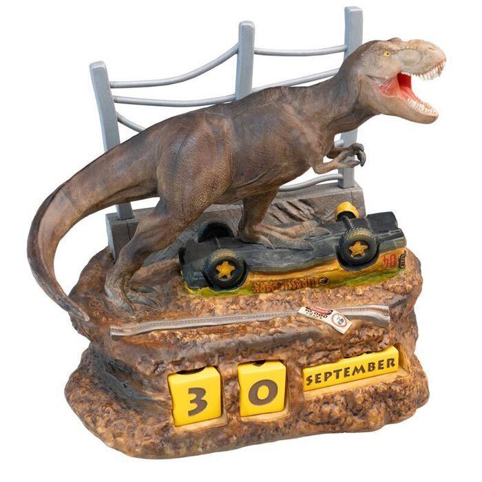 Arborescence Eeuwigdurende Kalender - Erik - Jurassic Park 3D - Meerkleurig - Voor Kinderen Van 3 Tot 10 Jaar - Wordt Gemonteerd Geleverd Beige
