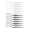 14PCS False Eyelashes Display Stick Washable False Eyelash Extension Holder Supplies White Black