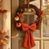 Retro Orange Stoff Hängeornament für Herbstkranz und Türfenster Dekoration