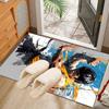 Dynamic Bruce-Lee Pose Rug Office Carpet Non-Slip Mat, Chair Rug Floor Covering for Gaming, Bedroom, Living Room , Home Decor Christmas Gift