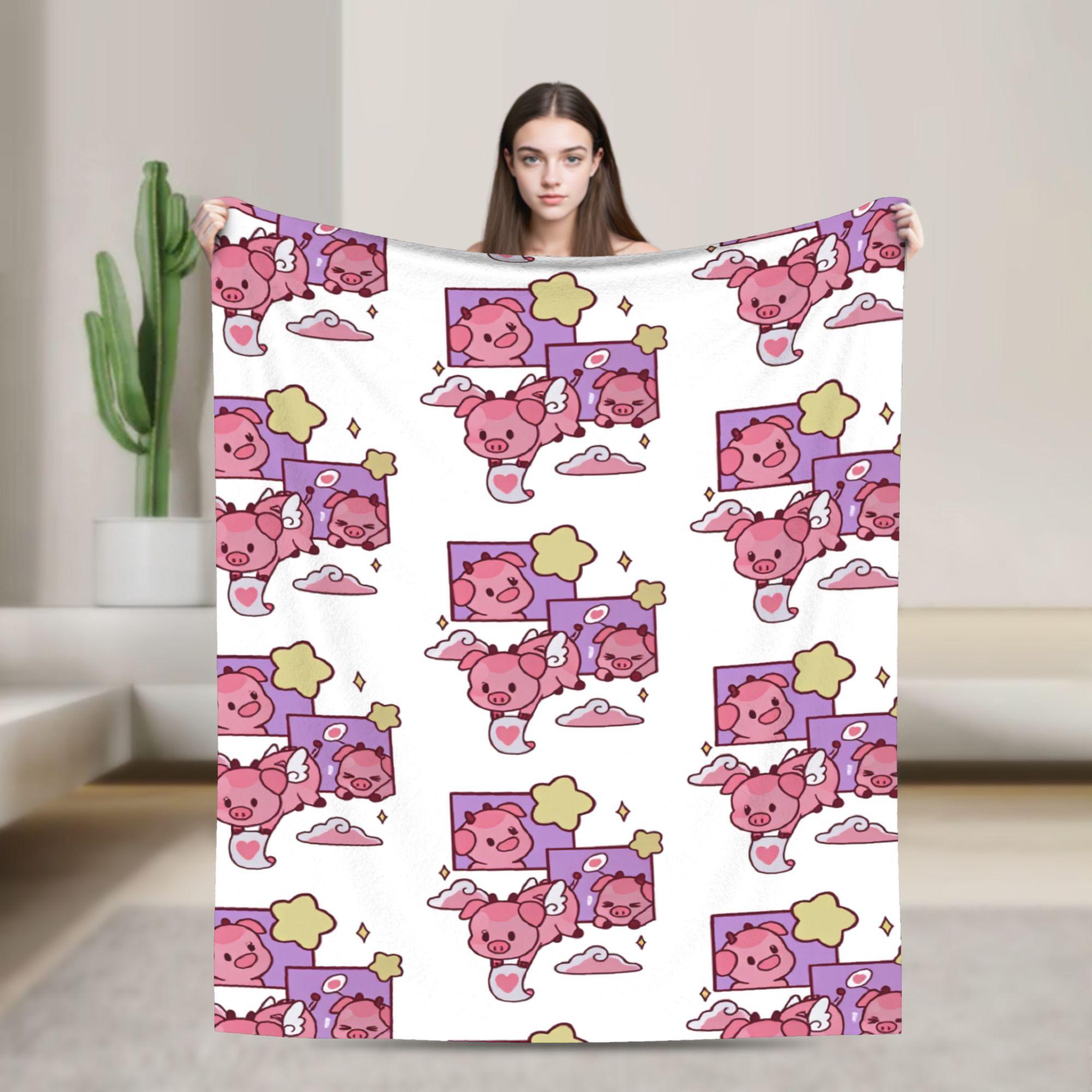 

Hazbins Hotels Lucifer Plush Blanket Girls Boys Flannel Bedding Throws For Home Decor Warm Soft Custom Bedspread Birthday 75cmx90cm