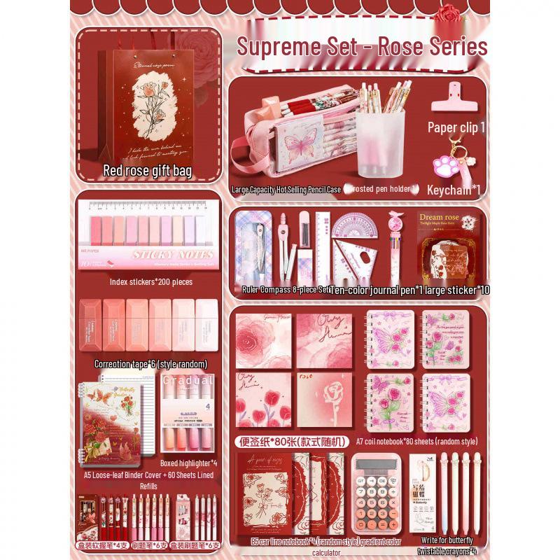 Kreatywny zestaw papierniczy na 10. urodziny dla dziewczynek