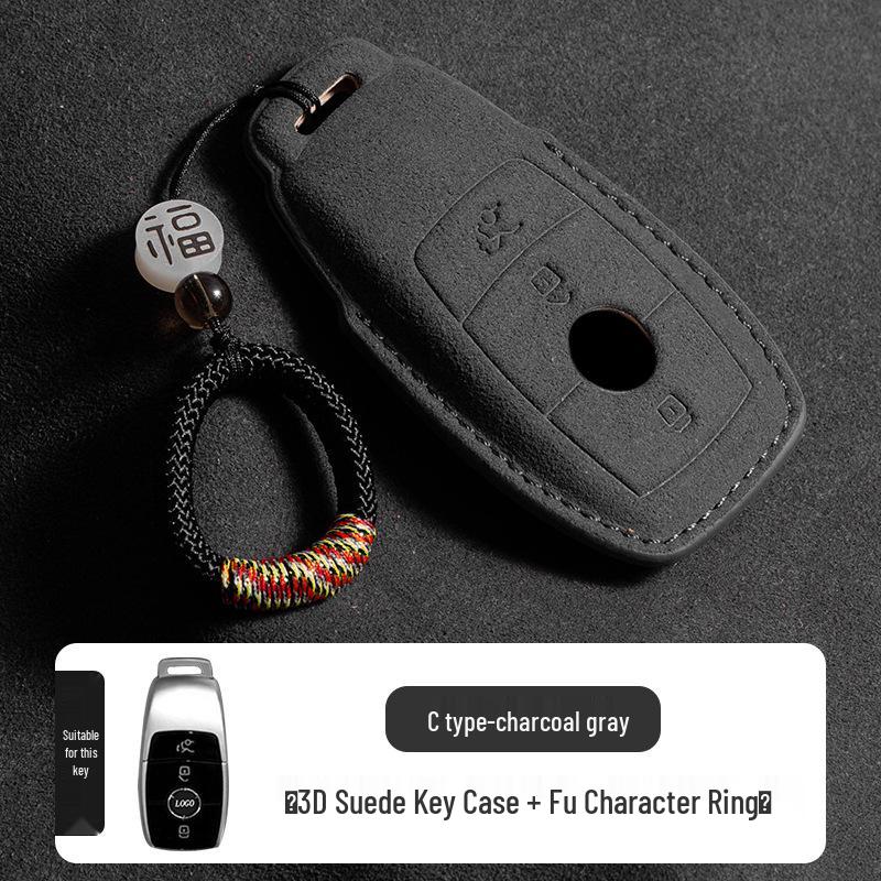 Étui de clé Mercedes-Benz pour GLC, GLE, GLB, GLA, C200L, C260L, E300L, Classe E, Classe S, Classe C
