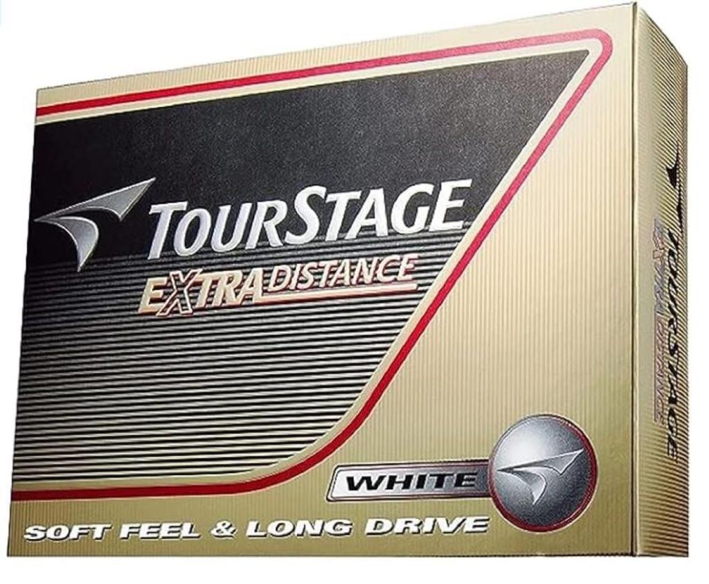 Bridgestone Tour Stage Extra Distance Golf Balls, 3 Dozen (36 Balls) + Tee Set