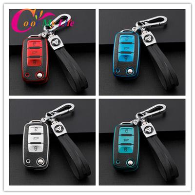 Color My Life składana obudowa kluczyka do samochodu osłona uchwytu na klucze dla volkswagena VW Polo Tiguan Passat B5 B6 B7 Golf Scirocco Jetta MK6