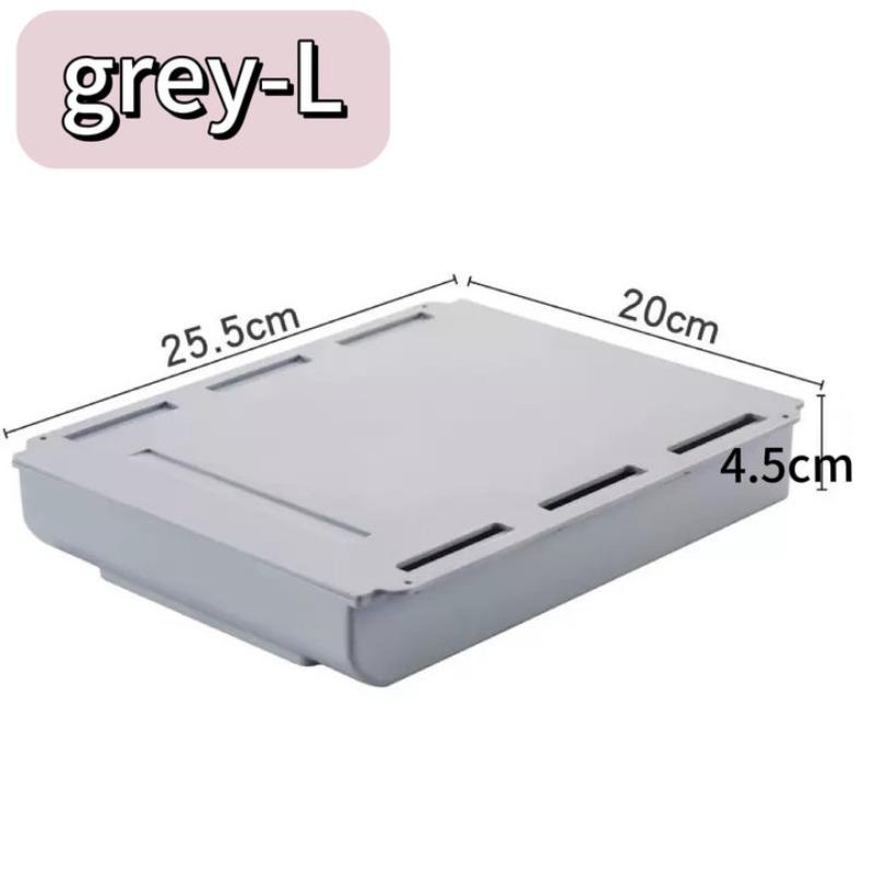 Self-Adhesive Storage Ders Desk Table Organizer Pencil Tray for Office and School Supplies Easy To Install No Tools Needed