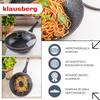 PATELNIA MARMURKOWA GŁĘBOKA WOK 28cm Z POKRYWĄ KLAUSBERG 28cm KB-7990