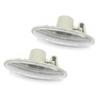2pcs Car Side Turn Signal Lamp Fender Marker Lights Cover 26160-89900 For Nissan Cube Juke Leaf Note Micra X-TRAIL March