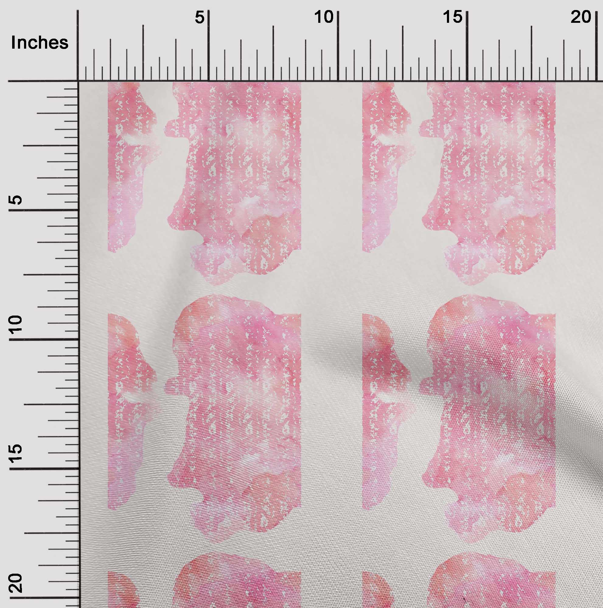 

OneOone Cotton Flex Light Peach Fabric Texture Watercolor Quilting Material Print Швейна тканина у дворі 40 дюймів 42 Inch Wide - Viscose Chiffon персиковий