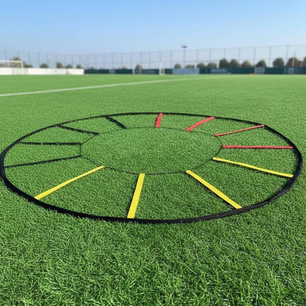 Folding Agility Hoop Foldable Soccer Indoor and Outdoor Use
