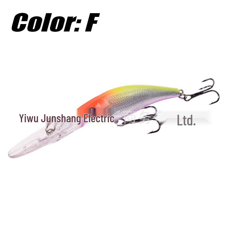 Deep Diving Bionic Minnow Lure Set - Floating Hard Artificial Bait for Long Cast Fishing