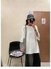 Women's Plus Size 7 Korean Style Loose Casual Long/Short-Sleeve T-Shirt, Spring/Summer, 200 Jin, Fat MM
