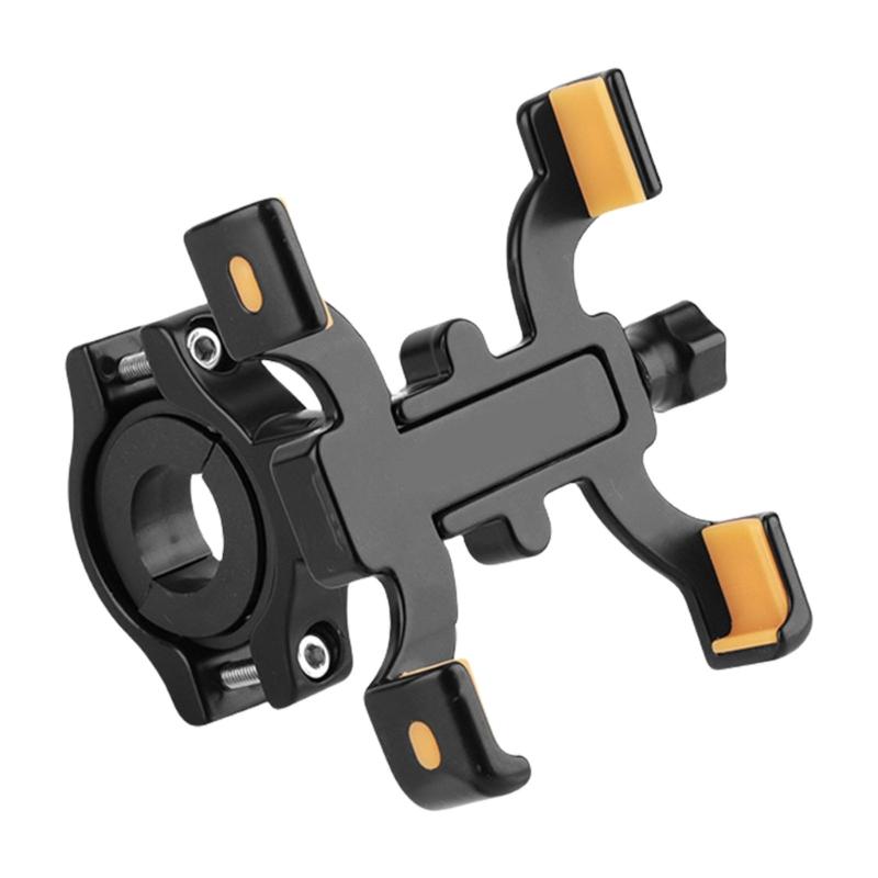 Supporto Manubrio Bici 4 Artigli Regolabile Rotazione 360° per Navigazione Ciclismo